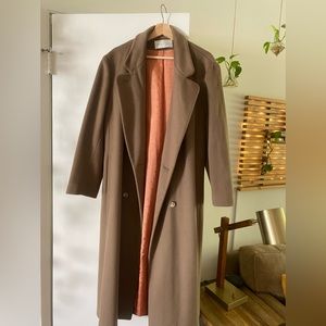 Wool trench coat (Michelle Stuart)